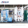 Fabricación de la planta generadora de nitrógeno de aire de fabricación.